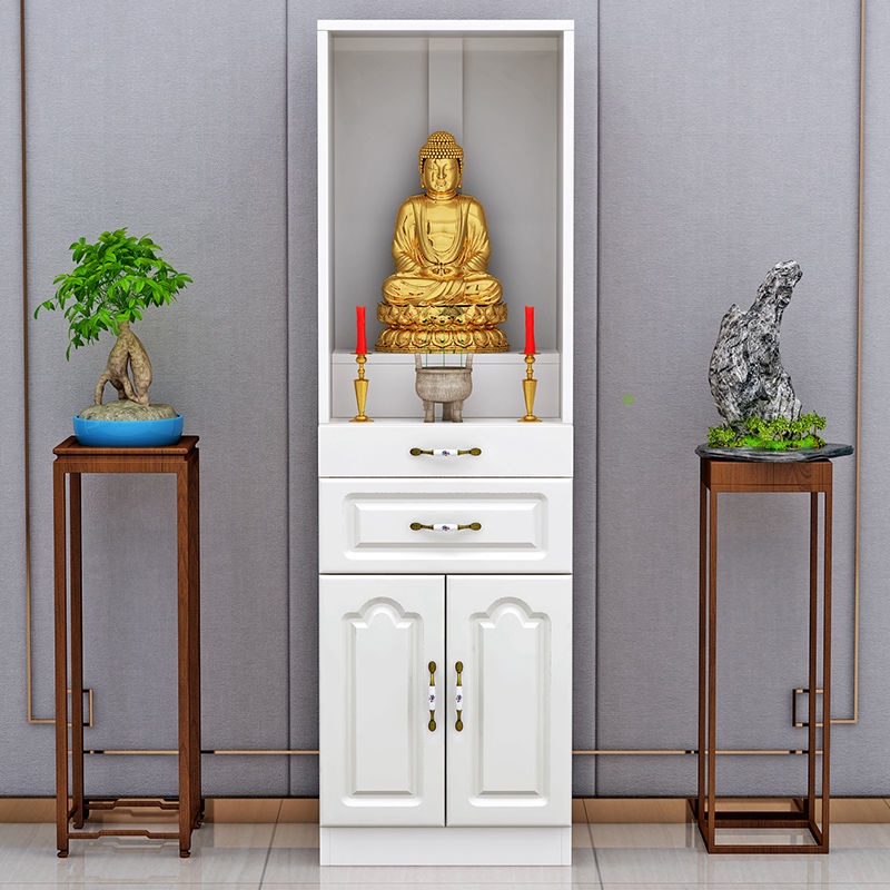 Buddha Shrine Clothes Closet with Door Altar Altar Buddha Cabinet God ...