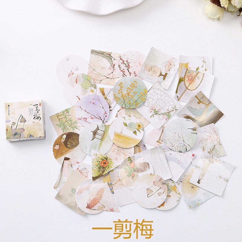 40 Pcs Mini Cartoon Paper Sticker Decoration Decal Diy Album Scrapbooking Seal Sticker Kawaii