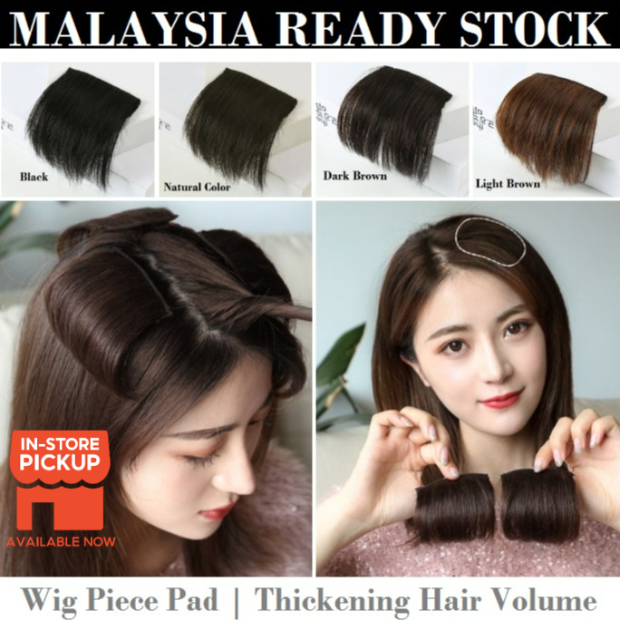 Rambut Palsu Pad Penebal Rambut 10cm Wig Piece Pad Seamless Thickening ...