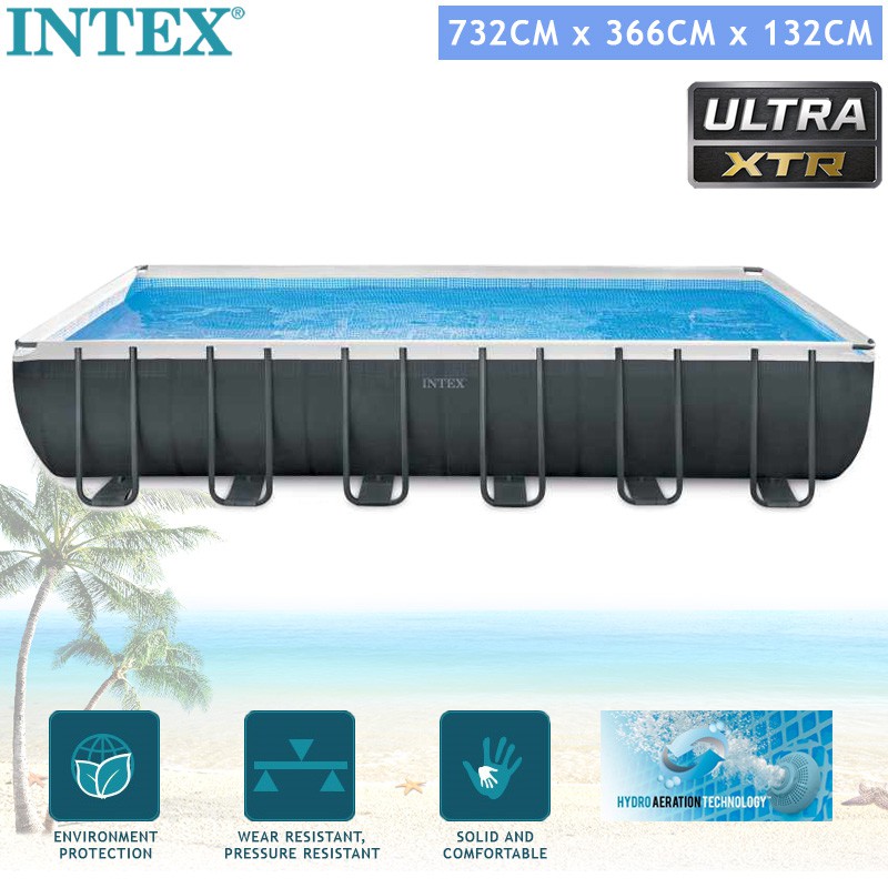 INTEX 26364 (NP4355) Ultra XTR Rectanguar Frame Pool High Quality ...
