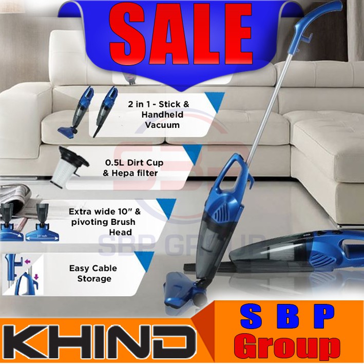 KHIND 2 IN 1 STICK VACUUM CLEANER VC8630 Shopee Malaysia