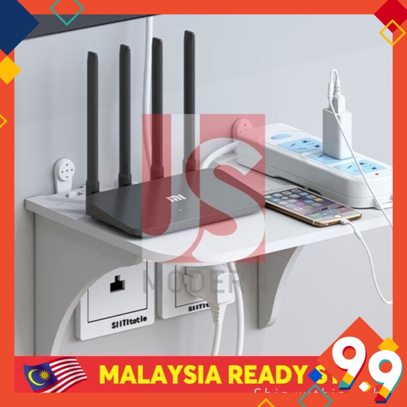 Wifi router rack wallshelf wall storage display projector rack diffuser ...