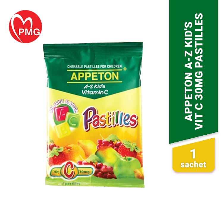 [PMG PHARMACY] Appeton A-Z Kids Vitamin C 30mg Pastilles in Sachets ...