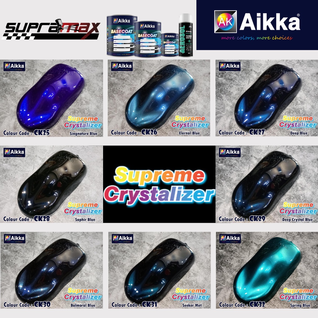 Aikka Supreme Crystalizer Car Body Paint Motor Paint Automotive Paint 2k Paint Cat Supreme