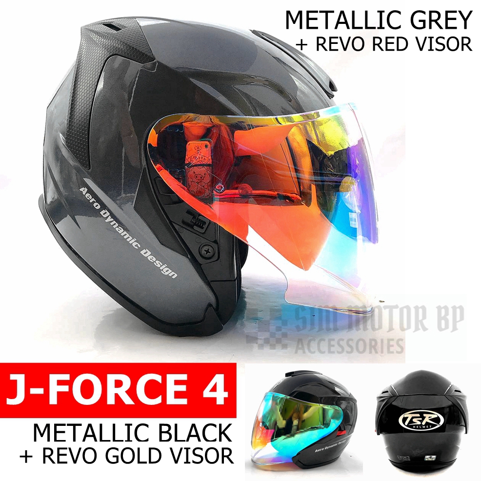 SHOEI J-Force4 バイザー ゴールド - セキュリティ・セーフティ