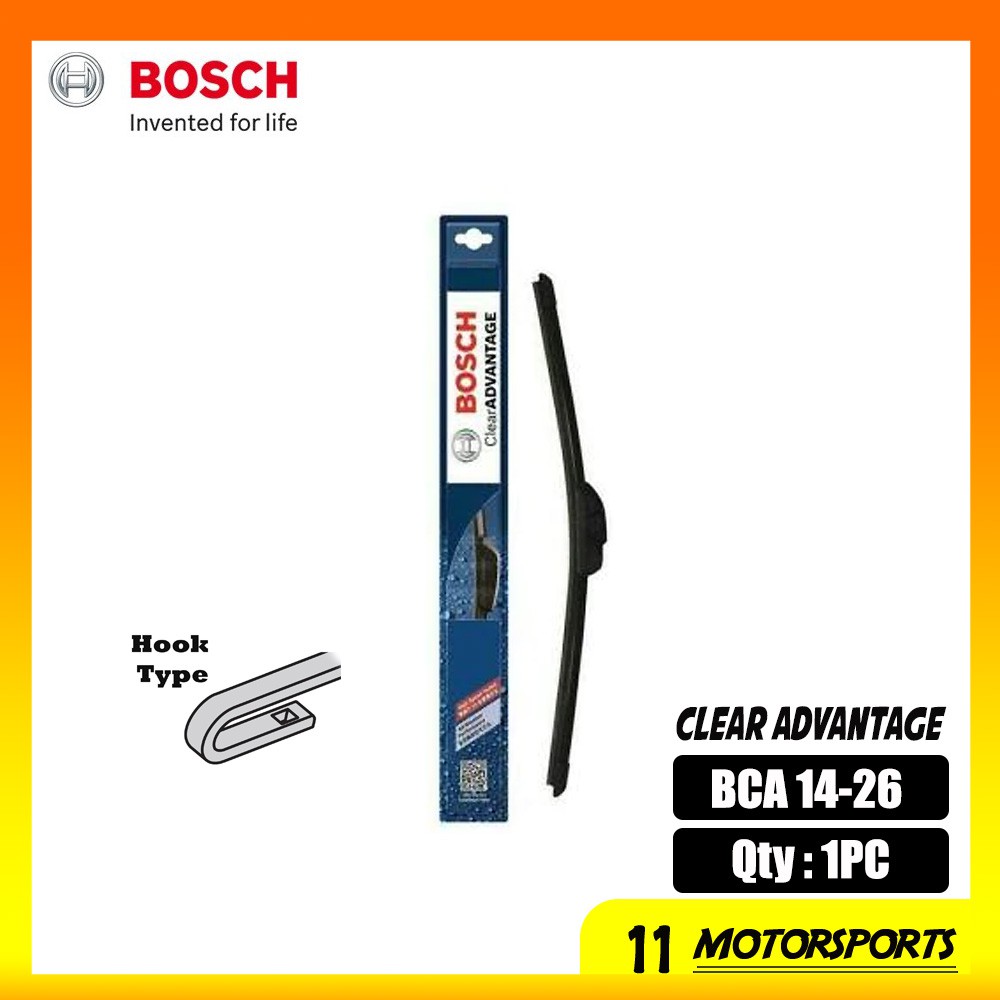 Bosch Clear Advantage Soft Wiper Blade BCA14-26 (1PC) | Shopee Malaysia