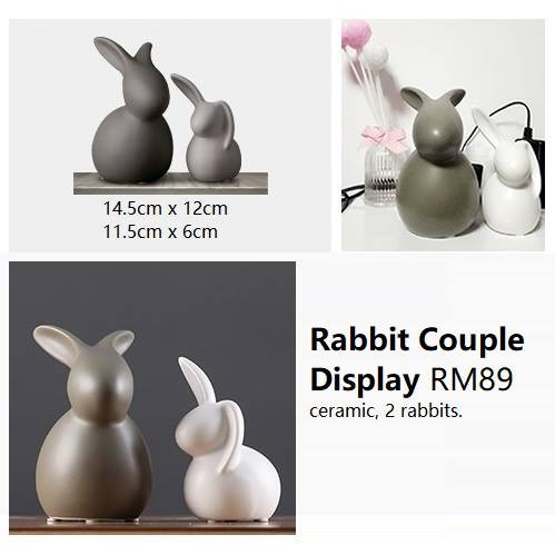 Rabbit Couple Display Model | Shopee Malaysia