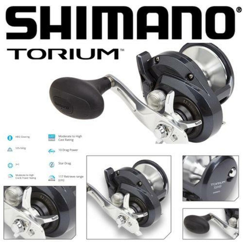 Shimano Torium 14HGA Overhead Jigging Reel Right Handle