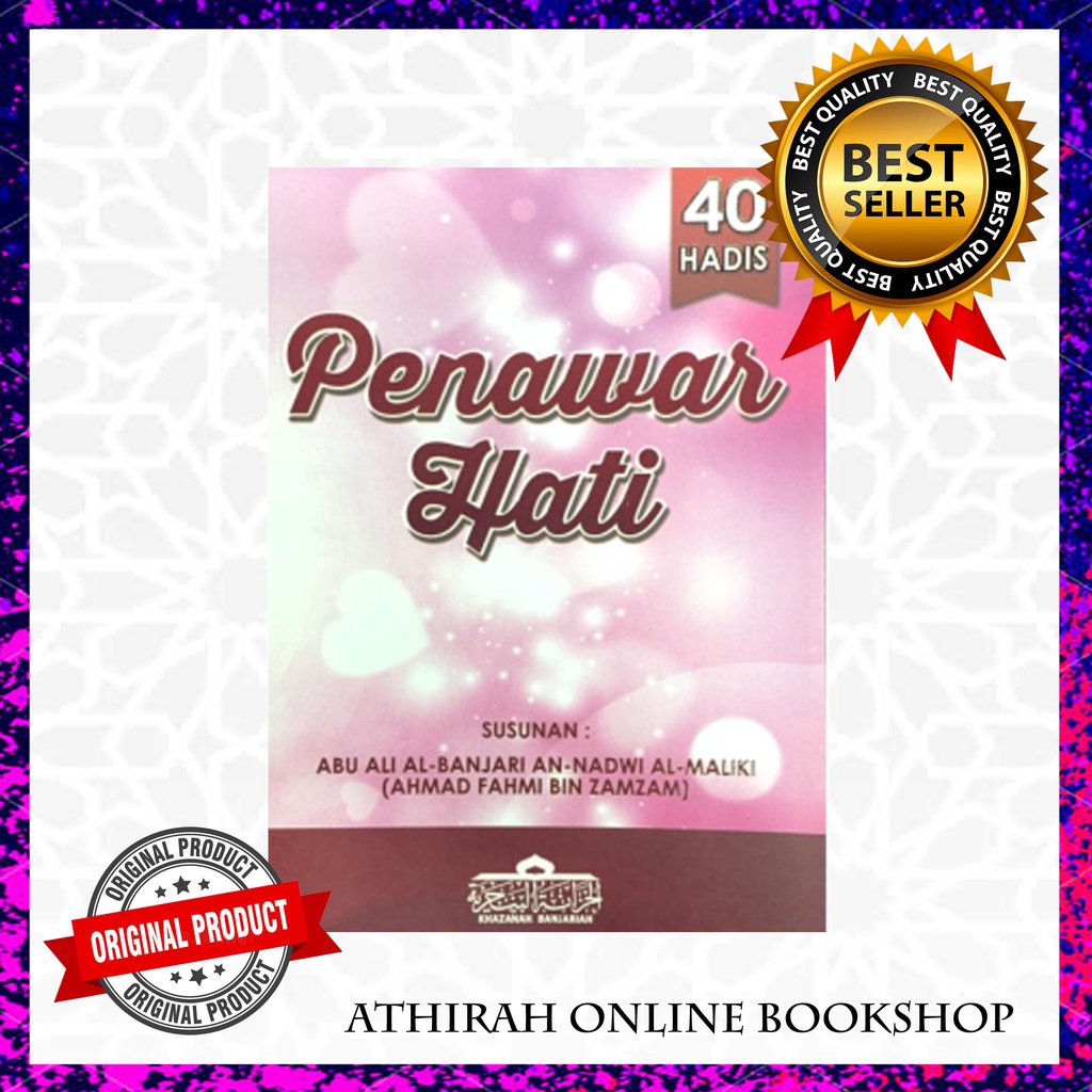 Ready Stock 40 Hadis Penawar Hati Syeikh Ahmad Fahmi Zam Zam Best