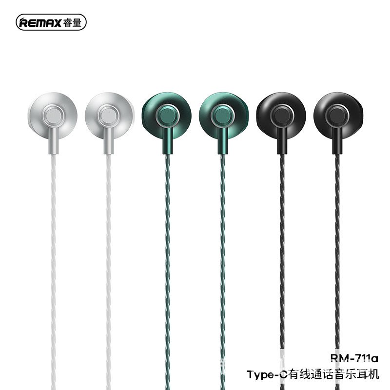 Original Remax Earphone Hifi 3.5mm Bicu Classic Wired Earphone With ...