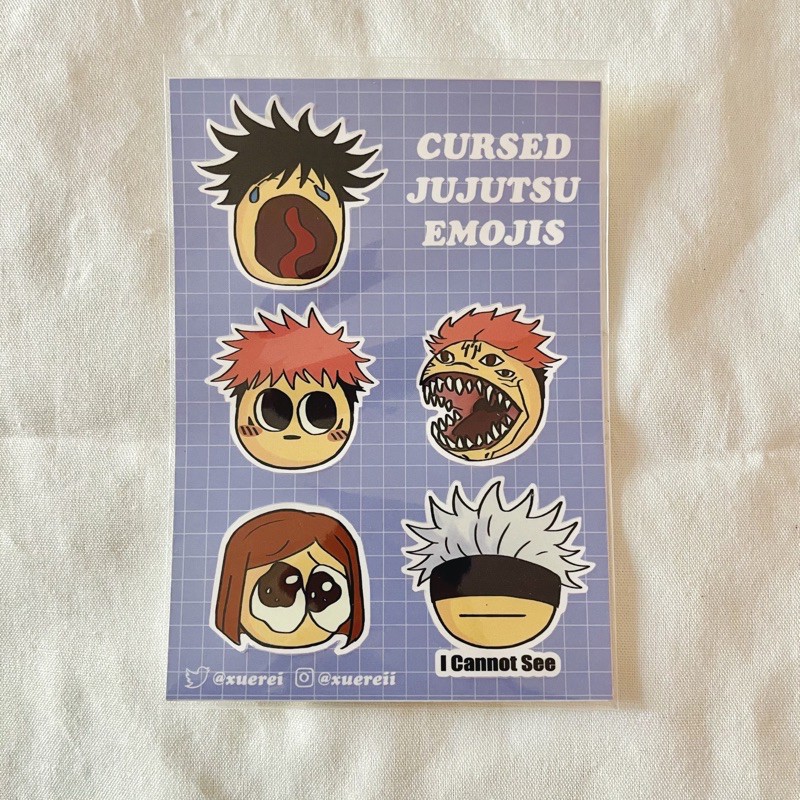 Cursed Emoji Vinyl Sticker Sheet 