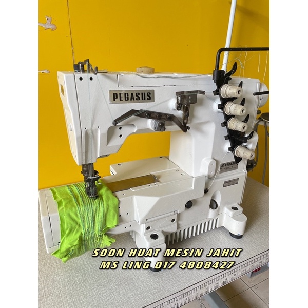 🔥Interlock mesin kepala kecil PEGASUS / Coverstitch sewing machine