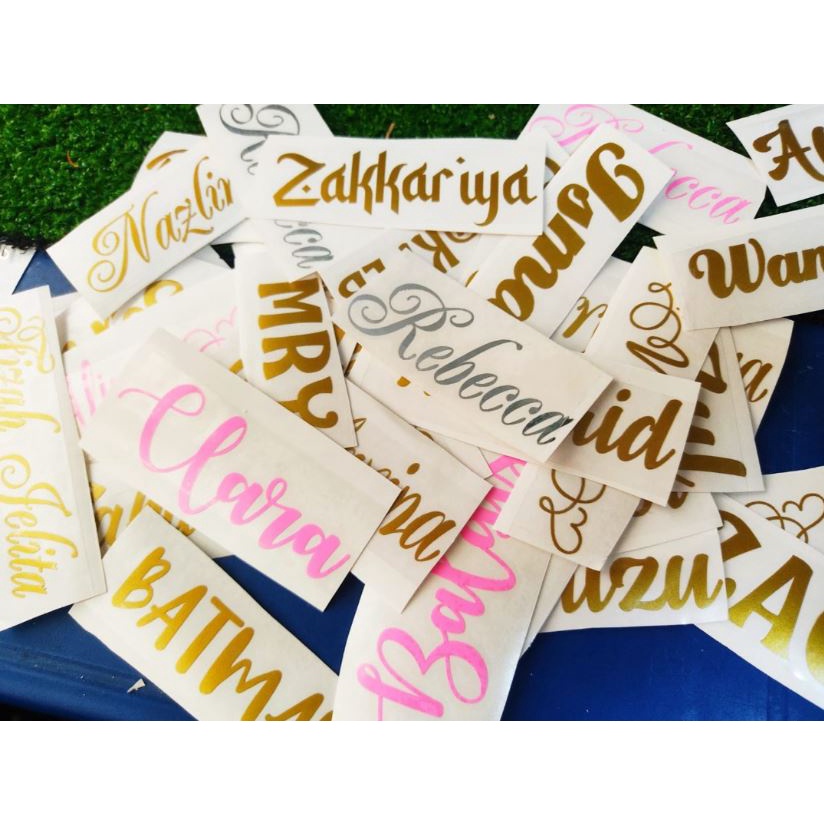 Custom Size PVC Sticker | Shopee Malaysia