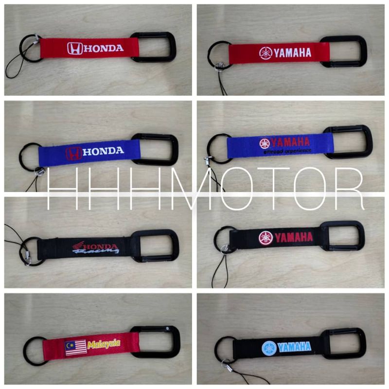 Rantai kunci keychain clip besi motor YAMAHA HONDA Malaysia | Shopee ...