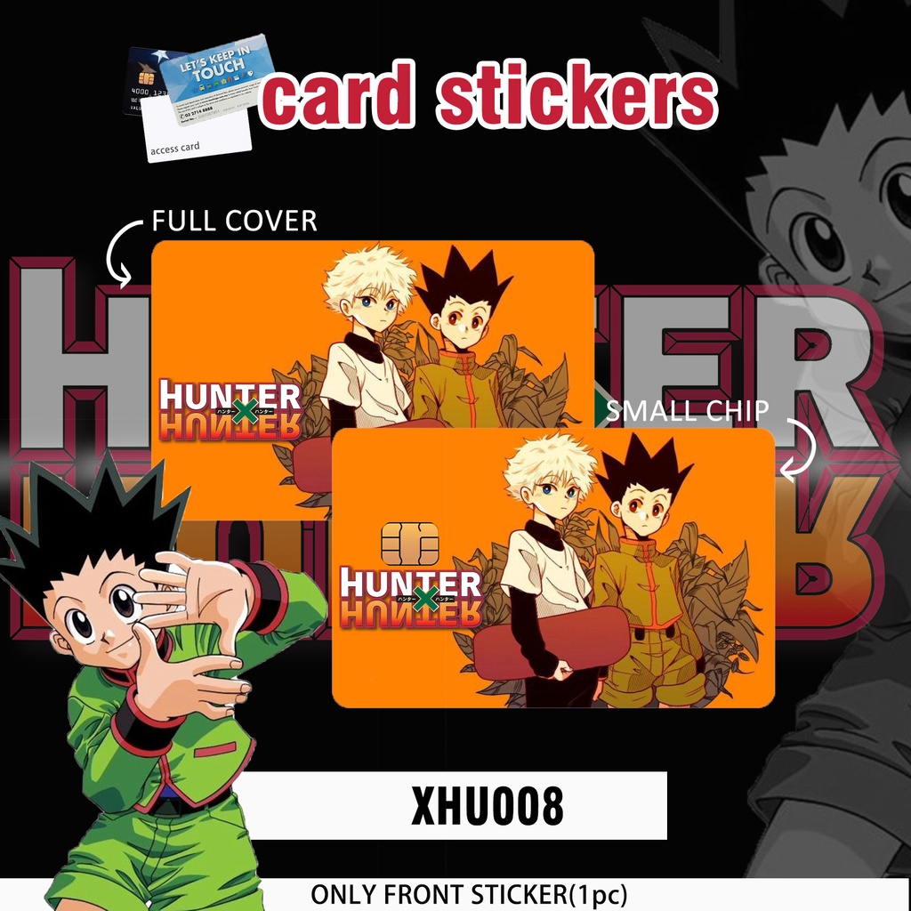 Hunter X Hunter Card Sticker Hunter Card Sticker X Hunter Kad