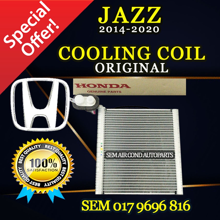 HONDA JAZZ 2014-2020 YEAR ORIGINAL COOLING COIL/ EVAPORATOR (CAR ...