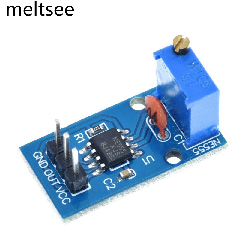 DC 5V 12V NE555 Adjustable Resistance Frequency Pulse Generator Module