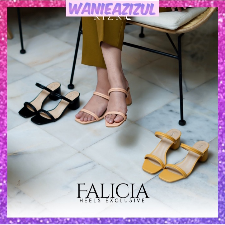 🔥Ready Stock💥FALICIA HEELS EXCLUSIVE by RIZKA💥Best Selling Heels Women ...