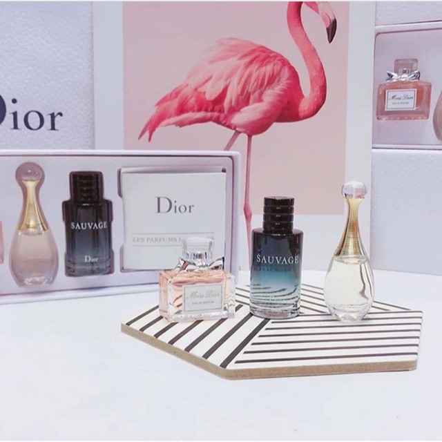 Dior Les Parfums Iconiques 5mlx2 and 10mlx1 miniatures - https