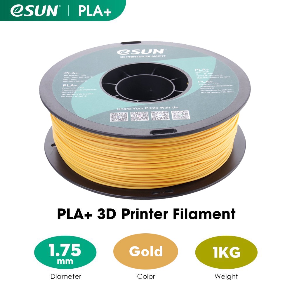 ESUN PLA+ Series Filaments 1KG 1.75MM - Solid Colors | Shopee Malaysia