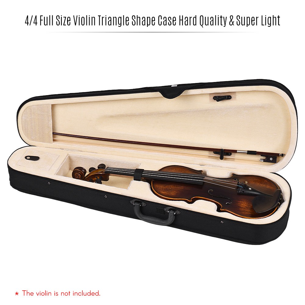 [] Professional 4/4 Full Size Violin Triangle Shape Case Box Hard ...