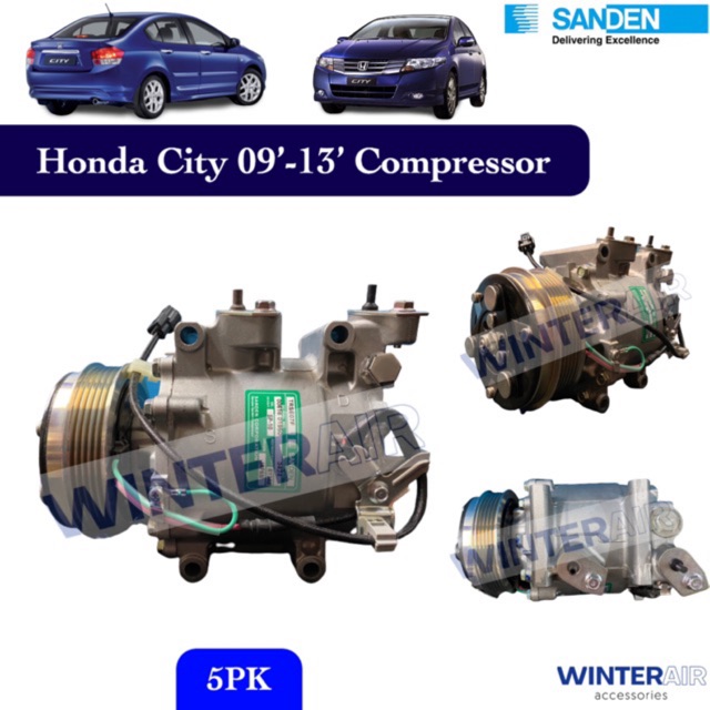 Honda City TMO (2009’-2013’) • Air Cond Compressor (Original / New ...