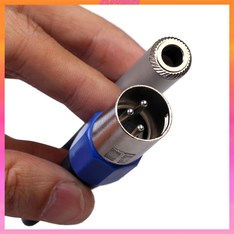 [klowareafMY] Balanced 3Pin XLR Male to 6.35mm Female Stereo Audio