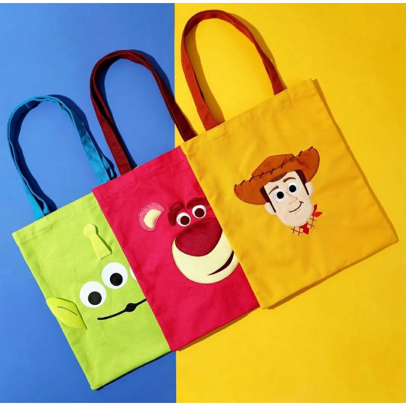 Miniso x toy story tote bag shopping bag limited Shopee Malaysia