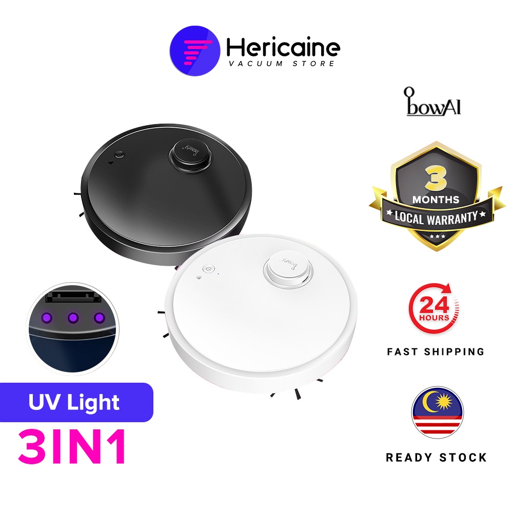 Upgraded Bowai Robotic Vacuum Cleaner Shopee Malaysia