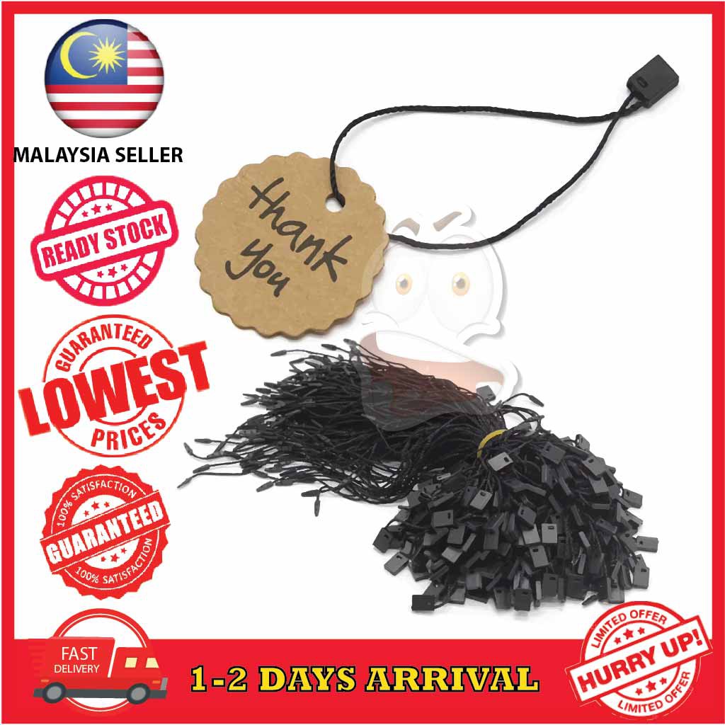 [250 PC] Price Tags Hang Tags Garment String Hang Tag String Hangtag ...