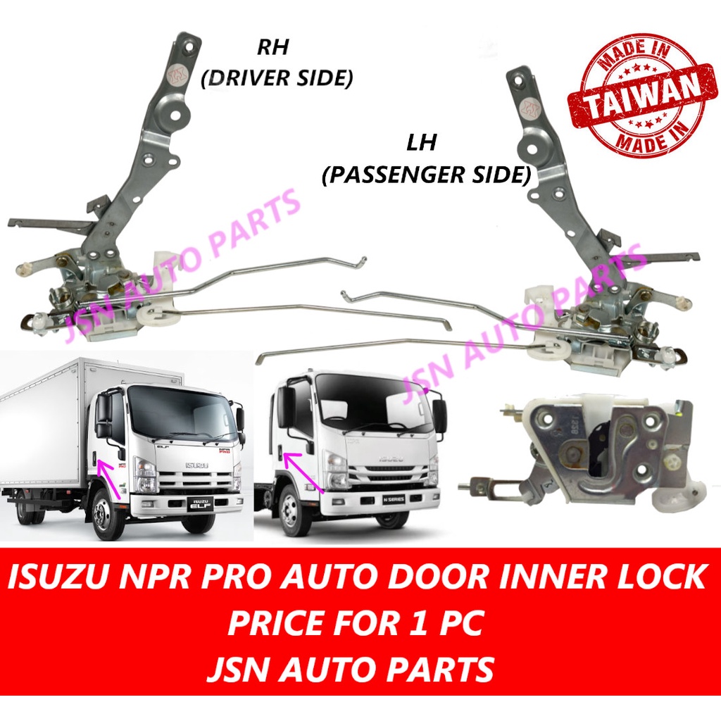 J08S04 ISUZU NPR PRO AUTO DOOR INNER LOCK MADE IN TAIWAN PRICE FOR 1 PC ...