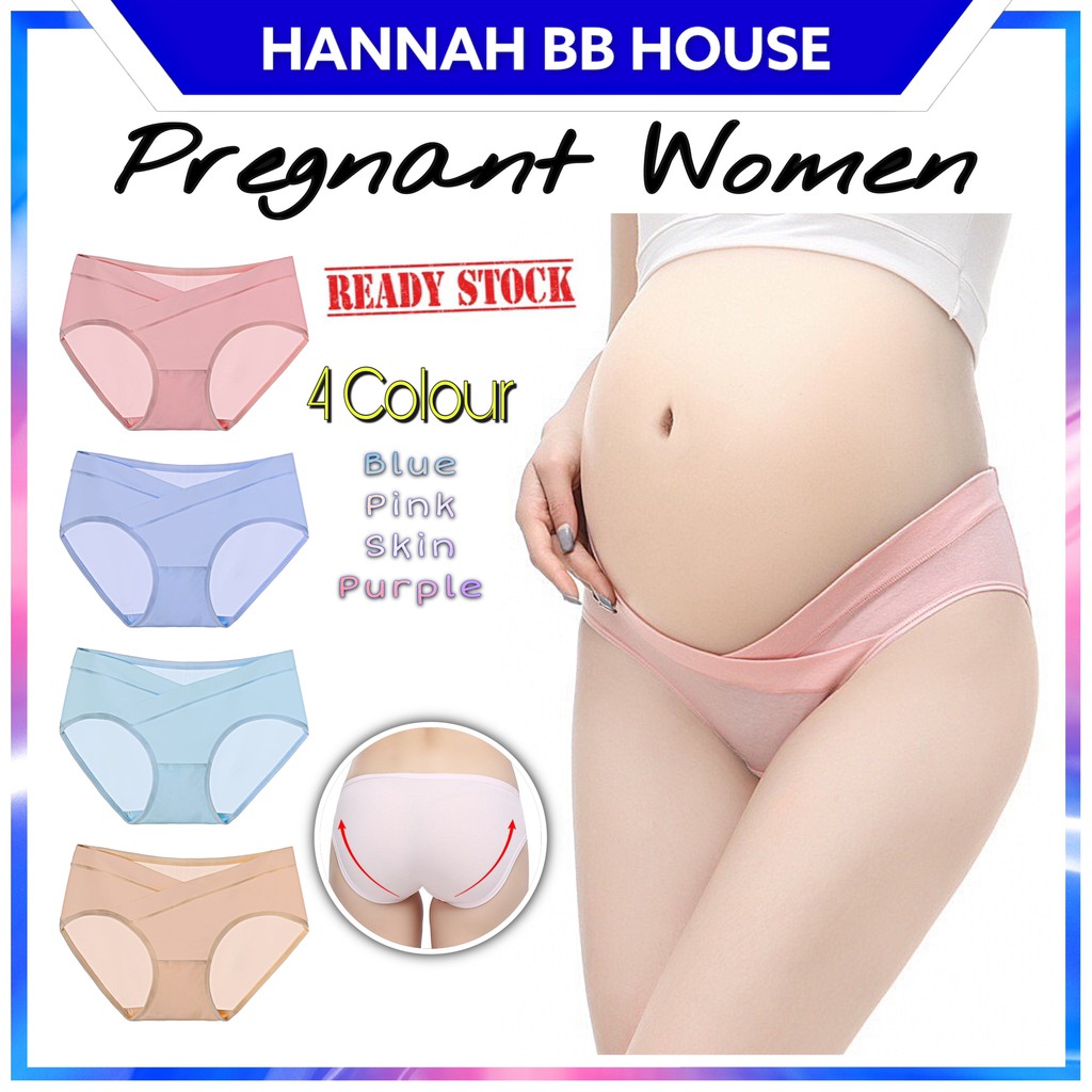 Maternity / Pregnant Women Low Waist Panties / Underwear - Cotton / Seluar  Dalam Perempuan Mengandung