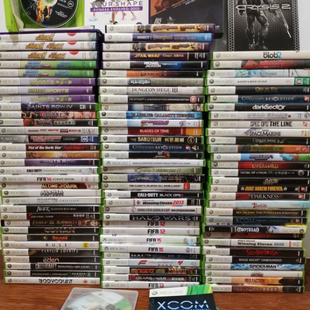 (D F) SECOND HAND XBOX360 ORIGINAL CD GAMES Shopee Malaysia