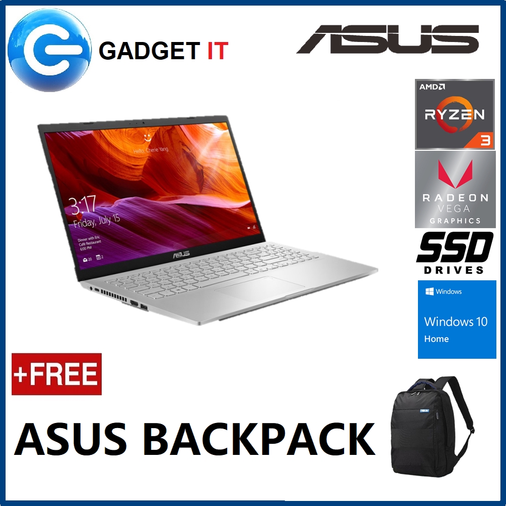 ASUS M509D-ABR184T LAPTOP SILVER (RYZEN 3 3200U,4GB,512GB SSD,15.6
