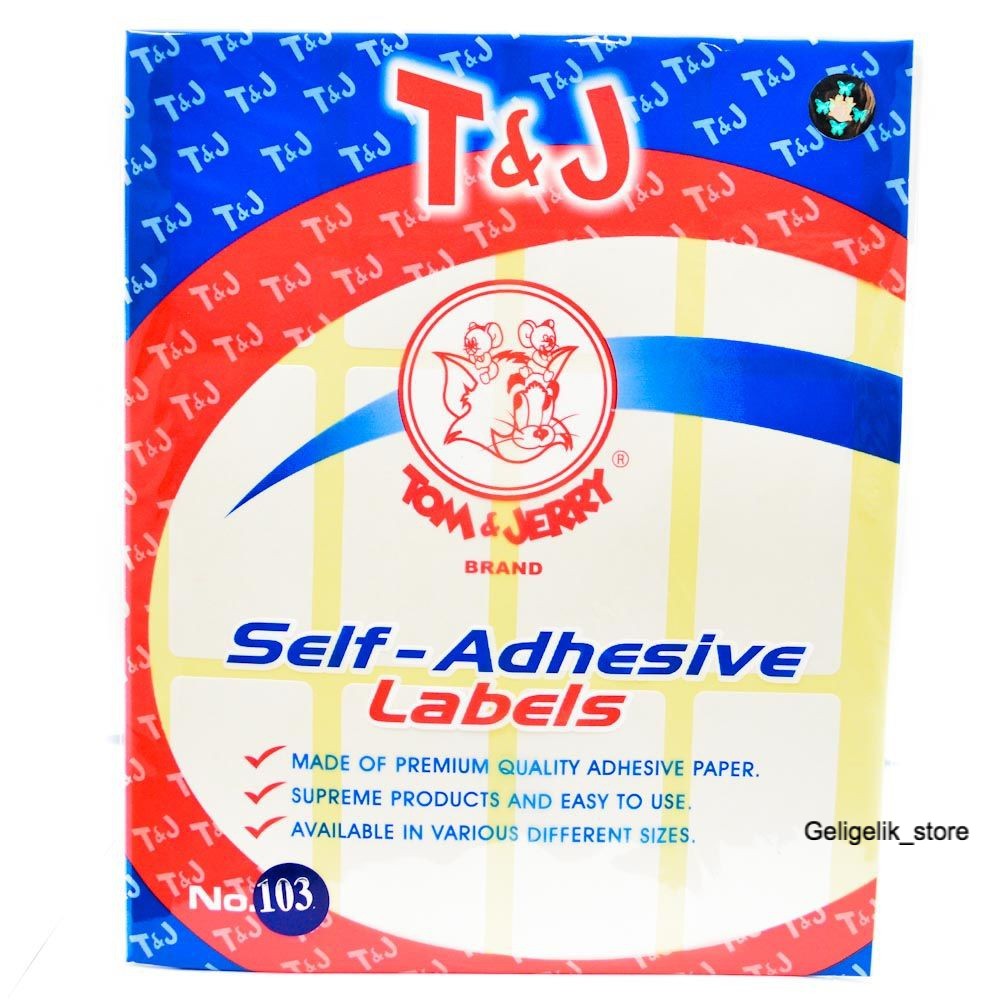 TOM AND JERRY 103 NAME LABEL STICKER | Shopee Malaysia