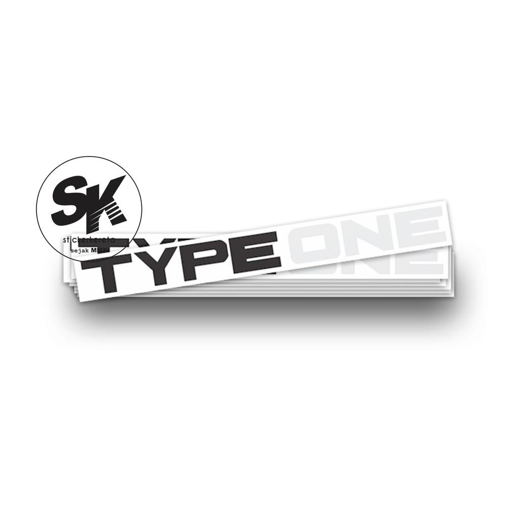 Sticker Cutting TYPE ONE Sticker Honda | Shopee Malaysia