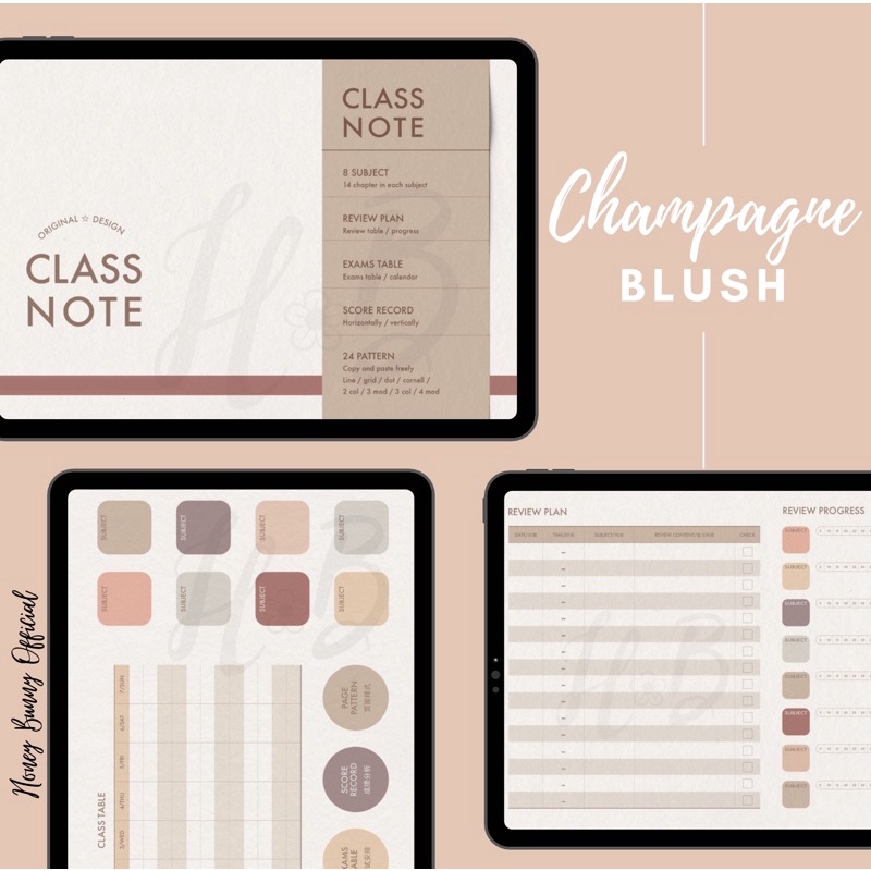 GoodNotes / Notability Digital Notebook Classnote Template / Bullet ...