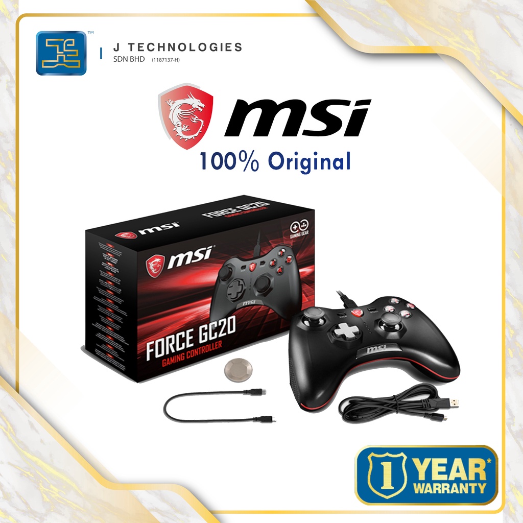 MSI FORCE GC20 Controller | Shopee Malaysia