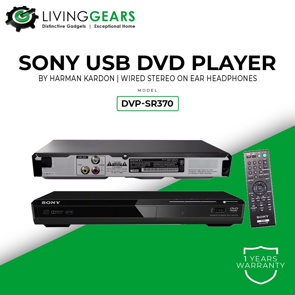 Sony DVPSR370 USB DVD Player/Pensonic PDVD8204 DVD/SVCD/CD/MP3 Player