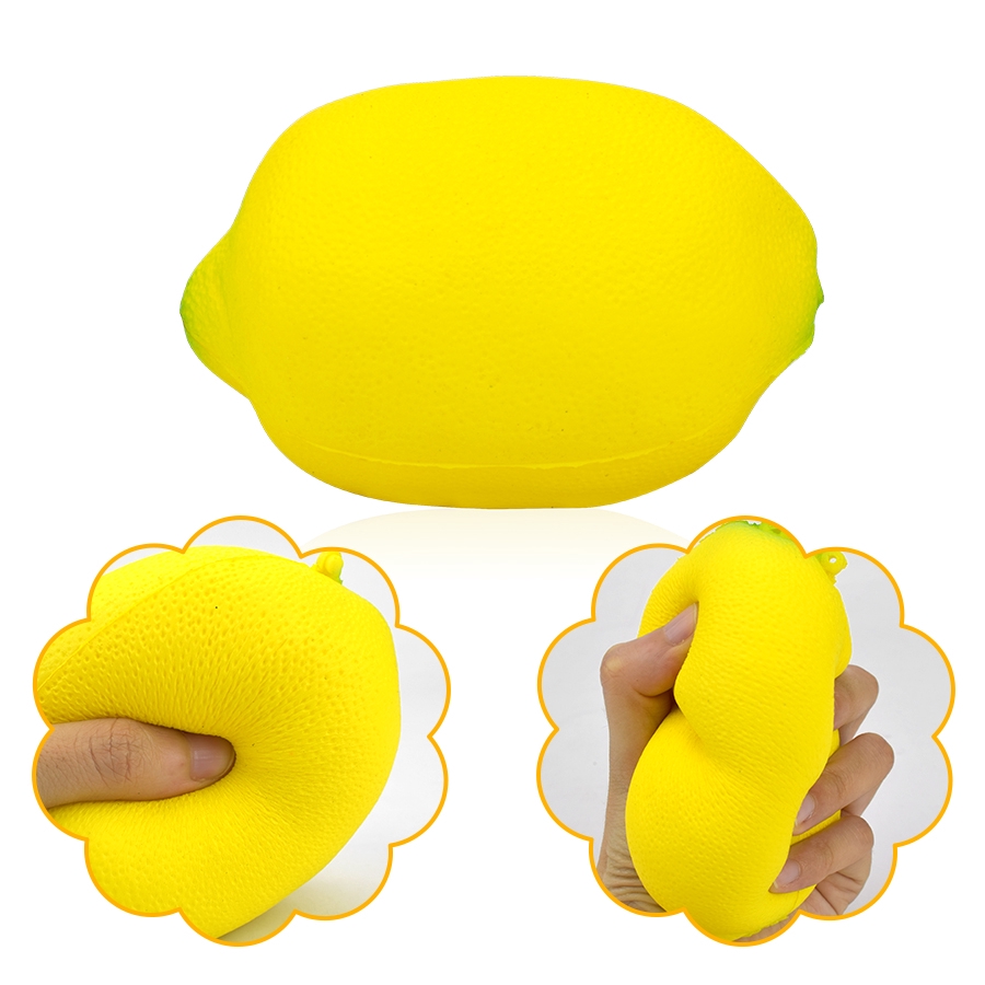 Big Lemon Squishy Toys Cute Antistress Slow Rising Soft Relieve Squishi Kids Toy Shopee Malaysia