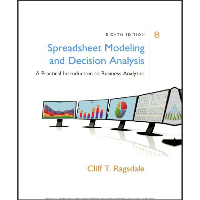 (Used) Spreadsheet Modeling and Decision Analysis 8th Edition | Shopee ...