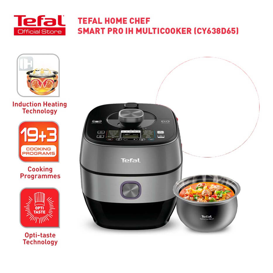 Tefal Home Chef Smart Pro IH Multicooker (CY638D65) | Shopee Malaysia