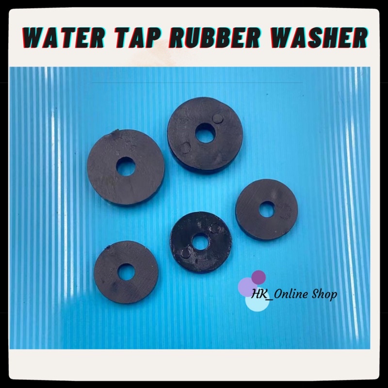 1/2" & 3/4" Water Tap Rubber Washer / Tap Washer / Rubber Gasket Water