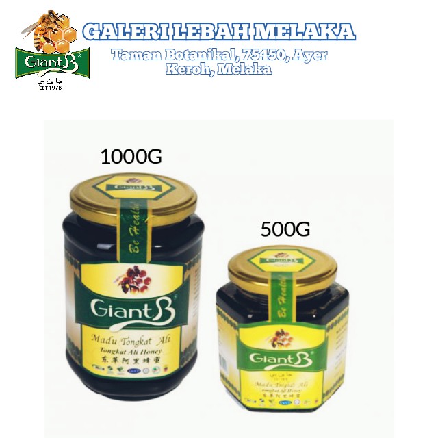 Giant B Honey - Madu Tongkat Ali (Tongkat Ali Honey) 500 Gram @ 1000 ...