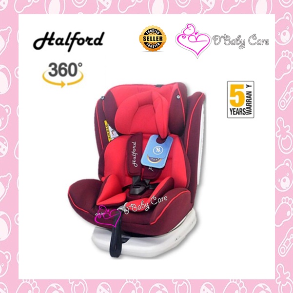 Halford Zeus 360 Car Seat Isofix for 036kg Shopee Malaysia