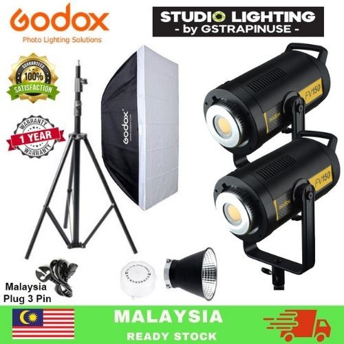 Luce LED Flash Godox FV150 150W Con HSS 1/8000, CRI96 E TLCI97, 8 FX E Wireless 2.4G Per Canon Nikon Sony Fuji Olympus