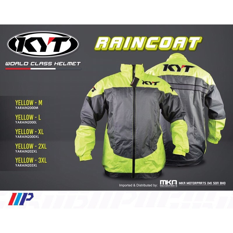 KYT RAINCOAT Original READY STOCK Shopee Malaysia