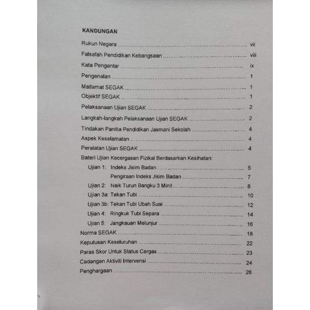 Panduan Standard Kecergasan Fizikal Kebangsaan Untuk Murid Sekolah