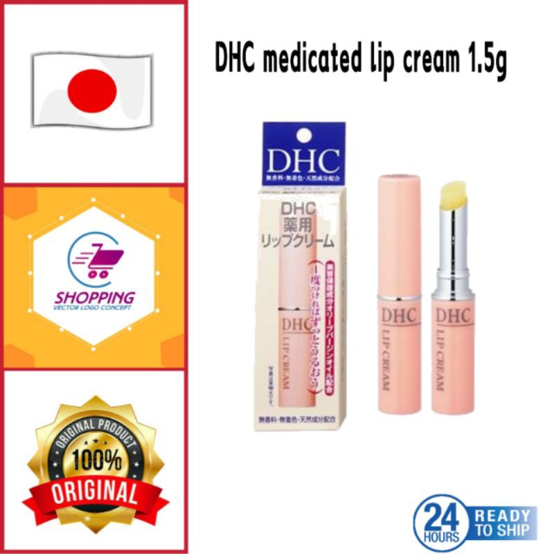 DHC medicated lip cream 1.5g 【JAPAN DIRECT MALL】 | Shopee Malaysia