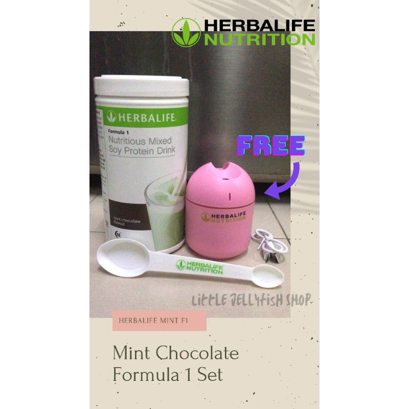 🌈READY STOCK🌈100 ORI Herbalife Formula 1 Mint Chocolate 550g